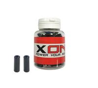 Terminali guaina XON 4.2mm alluminio nero confezione da 100 pezzi