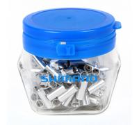 Terminali in alluminio sigillati per il deragliatore posteriore Shimano (x100) Argenté
