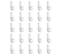 Terminali in ottone a giunzione rapida costruiti per una maggiore durata nelle applicazioni di distribuzione dell'energia e nelle attività di cablaggio industriale (argento, 25 pezzi)