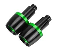 Terminali Manubrio Tappi Contrappeso Scorrevoli Universali Per Yamaha MT-125 MT-03 FZ-07 MT-125 MT-25 MT-10 FZ10 XJR 1300(VERDE)