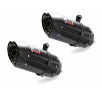 TERMINALI MIVV SUONO ACCIAIO NERO PER KAWASAKI Z 1000 2014-2018