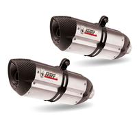 TERMINALI MIVV SUONO INOX-CARBONIO PER SUZUKI DL V-STROM 1000 2002-2013