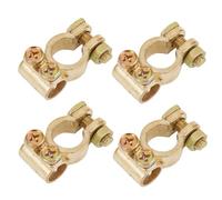 Terminali per batteria a montaggio rapido con forte meccanismo di serraggio per batterie da 12 V per veicoli automobilistici e per il tempo libero (4 pezzi)