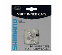 Shimano Tappo terminale per cavo del cambio, argento, misura 1,2 mm