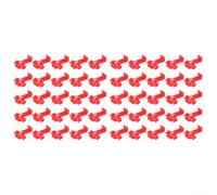 Terminali per connettori rapidi per fili e cavi, 50 morsetti in rame in plastica per fili da 0,5-6 mm², piercing isolanti, design senza striscia, per ristrutturazione domestica e cablaggio di