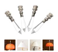 Terminali per lampada da 4 pezzi, cappucci per lampada da tavolo, manopole per