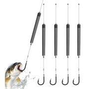 Terminali per Pesce Gatto da Riva Attrezzo da Pesca con Design senza | Rig Pre Legato dal Fondo Per Bass Pesce Gatto Trota Outdoor Acqua Salata Riva Molo Fiume Rio Stagno