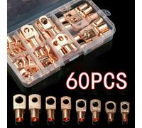 Terminali per tubi terminali ad anello con scatola kit saldatura a lug 60 pz cav