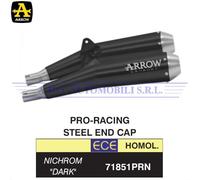 Terminali Pro-Racing nichrom Dark (Dx+Sx) Triumph THRUXTON 1200 RS 2022 2023