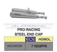 Terminali Pro-Racing nichrom (Dx+Sx) Moto Guzzi V7 III Anni 2017 2018 2019 2020