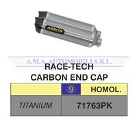 Terminali Race-Tech Titanio (Dx+Sx) fondello carby KTM 990 SMT 2009 2010 2011
