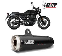 Scarico doppio MOTO GUZZI V7 III 2019 2020 MIVV Ghibli Nero