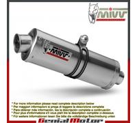 Terminali Scarichi MIVV Oval Acciaio inox per Honda Hornet 900 2002 > 2006