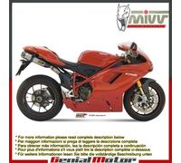 Terminali Scarichi MIVV Suono Acciaio inox Sotto sella Ducati 1098 2007 > 2013