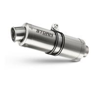 Terminali Scarichi Storm by Mivv Oval acciaio per Kawasaki Zzr 1400 2008 > 2011