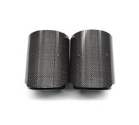 Terminali Scarico Auto 2 Pezzi/lotto Per BMW G20 G21 320i 330i Terminale Scarico Fibra Carbonio Ugello A Innesto Diretto Diametro Interno 65 Mm(B ID65MMOD101MM)