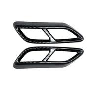 Terminali Scarico Auto Adesivo Per Terminale Di Scarico Posteriore Doppio Per Auto Per A3 8Y Per Sportback Sedan 2021 2022 2023(Guardia in fibra di carbonio)