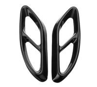 Terminali Scarico Auto Coppia Copri-stelo Tubo Scarico Doppio Posteriore Acciaio Inossidabile Per Benz Classe E/C/B/A GLC/GLS/GLE Collettori Per CLA Nero Opaco(Nero lucido)