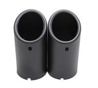 Terminali Scarico Auto Marmitta Terminale Di Scarico Posteriore Carbonio Da 75 Mm 3 Colori Per BMW Serie F30 F31 F32 5 F10 F11 F18 520i 523i 525(2pcs Matte Black)
