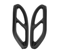 Terminali Scarico Auto Per Benz Classe E/C/B/A GLC GLS GLE CLA Coppia Collettori Scarico Posteriori Doppi Acciaio Inox Copri-stelo Nero Opaco(Matt Black)