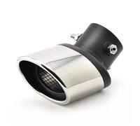 Terminali Scarico Auto Per Kia Per Seltos KX3 2015-2022 1 Pezzo Tubo Scarico Acciaio Inossidabile Marmitta Terminale Accessori Per La Gola Posteriore Dell'auto(Bend Silver)