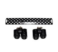 Terminali Scarico Auto Per Land Per Rover Per Defender 90 110 2020-2022 Terminale Scarico Posteriore Rettangolare Rotondo Acciaio Inossidabile A Quattro(2.0T G)
