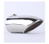 Terminali Scarico Auto Silenziatore Per Tubo Di Scarico Posteriore Acciaio Inossidabile Per Ford Per Focus 2 3 Per MK4(Argento)