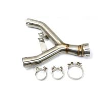 Terminali Scarico Moto Per Kawasaki Per Z1000 Per Z1000SX 2011 2012 2013 2014 2015 2016 2017 2018 Moto In Acciaio Metà Tubo Decat Eliminator Gara Di Scarico