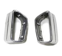Terminali scarico Per G30 G31 528 530 525 2018-2021 Copertura Tubo Scarico Posteriore Per Auto In Acciaio Inossidabile Cornice Della Gola Coda(Argento)