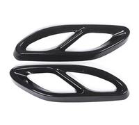 Terminali scarico Per La Classe ABCE GLA GLC GLE GLS CLS Rivestimento Tubo Scarico Posteriore Per Auto In Acciaio Inossidabile Cornice Della Gola Coda(Nero)