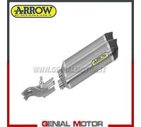 Terminali Scarico + Raccordo Kat Arrow Race Tech Allu per KTM 990 Sm 2008 > 2013