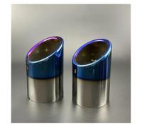 Terminali Scarico Silenziatore Per A5 8T 8F 2008-2018 Per A6 C7 C8 2012-2018 Car Styling Terminale Di Scarico Punta Del Tubo Coda Gola Decorazione Accessori(Blue)