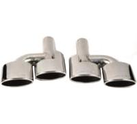 Terminali scarico sportivi TUNING look AMG C63 ClasseC W204 2007-2015