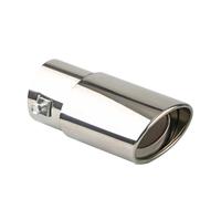 Terminali Terminale Di Scarico Universale Per Auto Terminale Rotondo In Acciaio Inox Terminale Posteriore Cromato Per Tubo Di Scarico Rotondo. Terminale Di Scarico(Straight S)