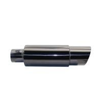 Terminali Terminale Scarico Auto Terminale Scarico Universale Acciaio Inox Interfaccia 51 57 63 Mm Scarico Terminale Di Scarico(007 Titanium 63mm)