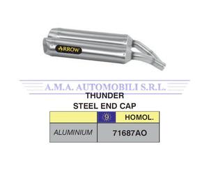 Terminali Thunder Approved Alluminio (Dx+Sx) Yamaha YZF R1 Anni 2004 2005 2006
