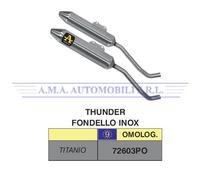 Terminali Thunder Approved titanio (Dx+Sx) Yamaha XT 660 R - XT 660 X 2015 2016