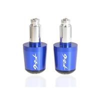 Terminali Universali Per Manopole Da 7/8" Per Moto, Contrappeso, Cursore Manubrio, Tappo Terminale Per FZ6, FZ 6, Tutti Gli Anni(Blue)