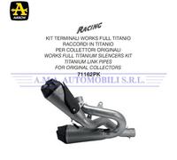 Terminali Works titanio (Dx+Sx) raccordi in titanio Ducati Streetfighter V4 2022