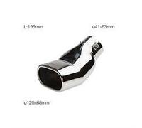 Simoni Racing Terminale marmitta codolino universale rettangolare acciaio inox