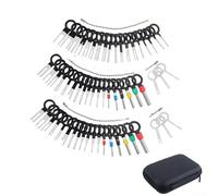 Terminals Removal Tools, set di attrezzi per attivare contatti a pin in connettori elettrici, set di attrezzi per allentare i collegamenti dei cavi per veicoli ed elettrodomestici (26 pezzi)