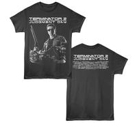 Terminator - 2 Crediti - 2-Sided Stampa Adulto Manica Corta Solido T-Shirt -