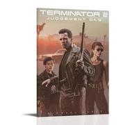 Terminator 2: Judgment Day- Stampa su tela impermeabile e antimacchia, adatta a qualsiasi stile decorativo di camera da letto, soggiorno, ufficio, stile cornice, 20 x 30 cm