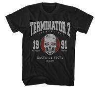 Terminator - 2 Universitaria - American Classici - Solido Nero Adulto Corto