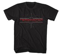 Terminator Dark Fate T-Shirt Manica Corta Cotone Nero Girocollo
