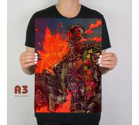 Terminator Fuoco T800 Metallo Poster 80s Man Cave T800 Cyberdyne Sistemi Skynet