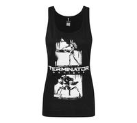 Terminator Genisys - Canotta con stampa tipo graffiti - Donna (NS4215)