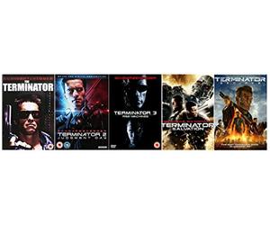 Terminator Pentalogy Complete 1-5 (5 Discs) DVD Collection: Terminator 1 / Terminator 2: Judgement Day / Terminator 3: Rise of the Machines / Terminator 4: Salvation / Terminator 5: Genisys + Extras