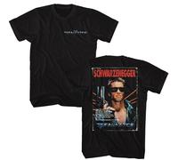 Terminator - Poster F B - Licenza Ufficiale 2-Sided Stampa Adulto Manica Corta T