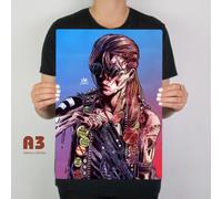 Terminator Sarah Connor Metallo Poster 80s Man Cave Skynet Cyberdyne Sistemi